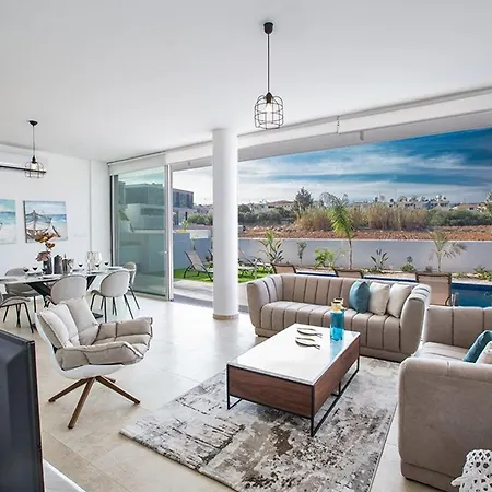 Olive Thalassa, Brand New, Luxury 3bdr With Private Pool וילה פרוטאראס