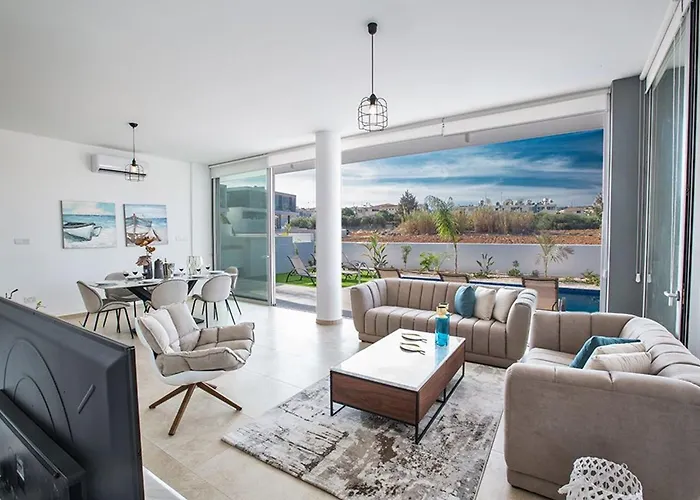 Olive Thalassa, Brand New, Luxury 3bdr With Private Pool 빌라 프로타라스